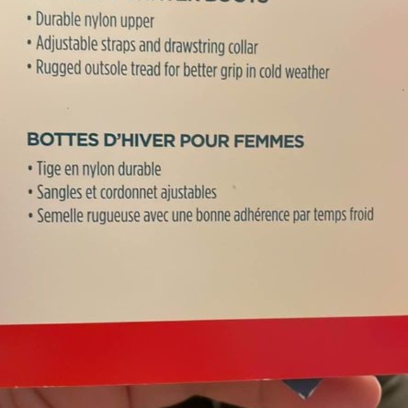 BRAND NEW women outbound winter snow black boots size US 6 (-40C) - Picture 5 of 5